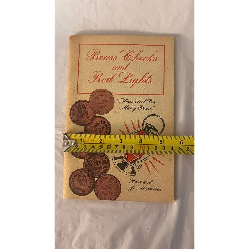 Vintage Brass Checks and Red Lights Mazzulla Denver Prostitution History 1966